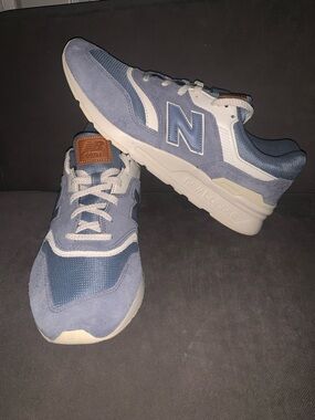 New Balance 997H Light Blue Suede & Mesh Sneakers